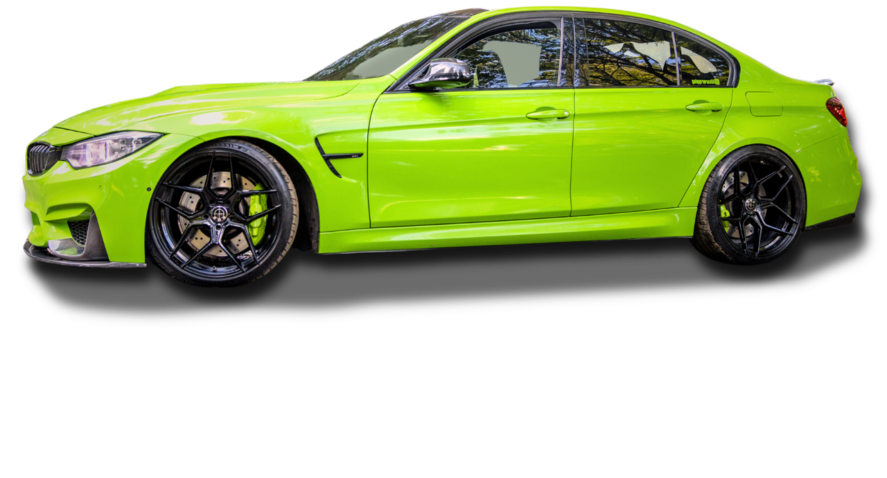 Green sport BMW